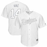 Dodgers 14 Enrique Hernandez Kike White 2019 Players' Weekend Player Jersey Dzhi,baseball caps,new era cap wholesale,wholesale hats